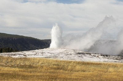 Old Faithful Geyser Yellowstone 2024